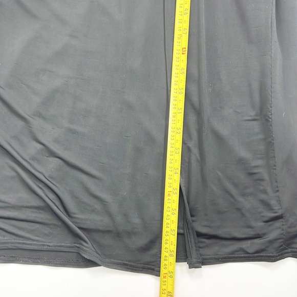 Tadashi Collection Beaded Long Maxi Formal Black Dress - Picture 7 of 16